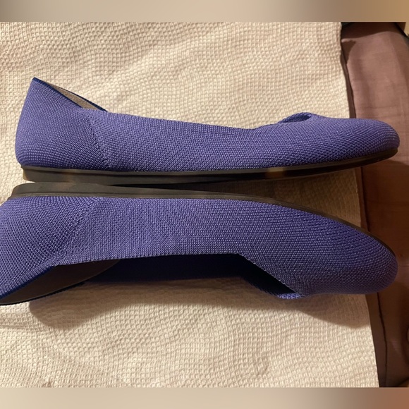 Rothy's The Flat Periwinkle Purple Ballet Slip On Shoe Women's Size 8 LIKE NEW - Picture 6 of 10